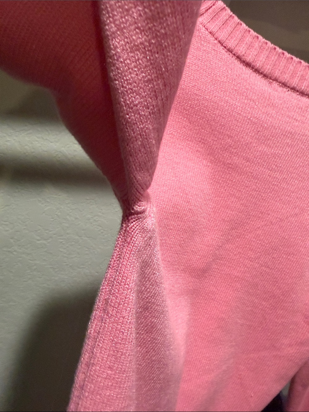 CHANEL Pink Crewneck Knit Sweater - Picture 12 of 12